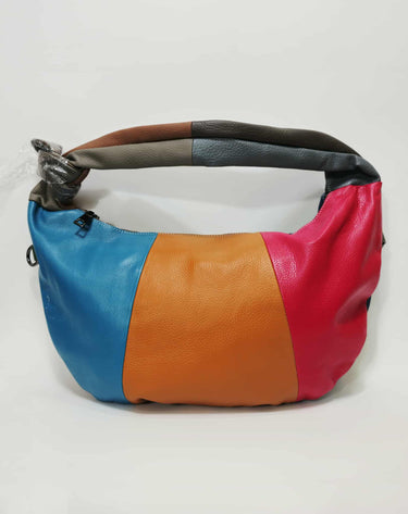 Fermoza Tri-color Genuine leather bag